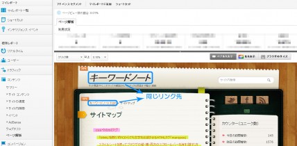 グーグルアナリティクスのページ解析