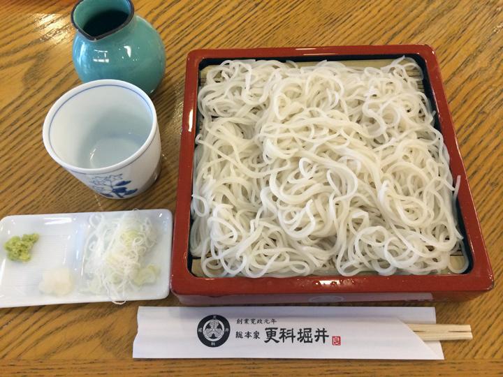 さらしなそば(総本家 更科堀井)