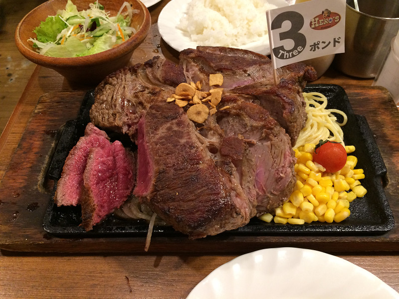 48オンスのステーキ