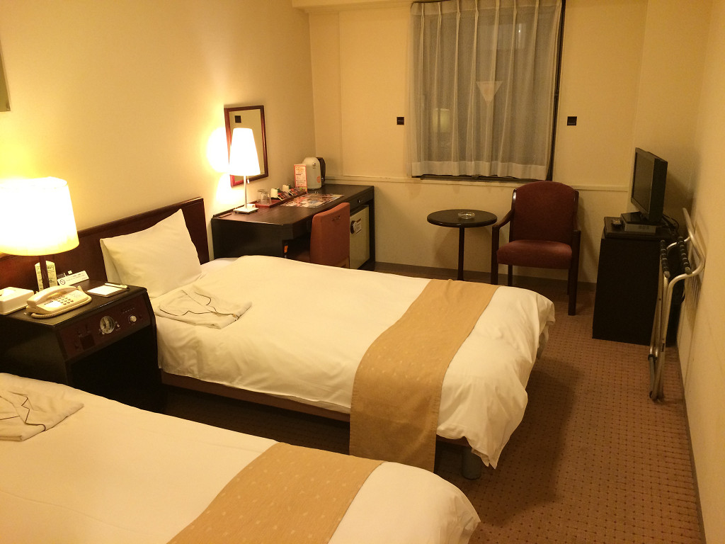 ネストホテル札幌駅前 スタンダードツイン 18.5平米(2014年9月)