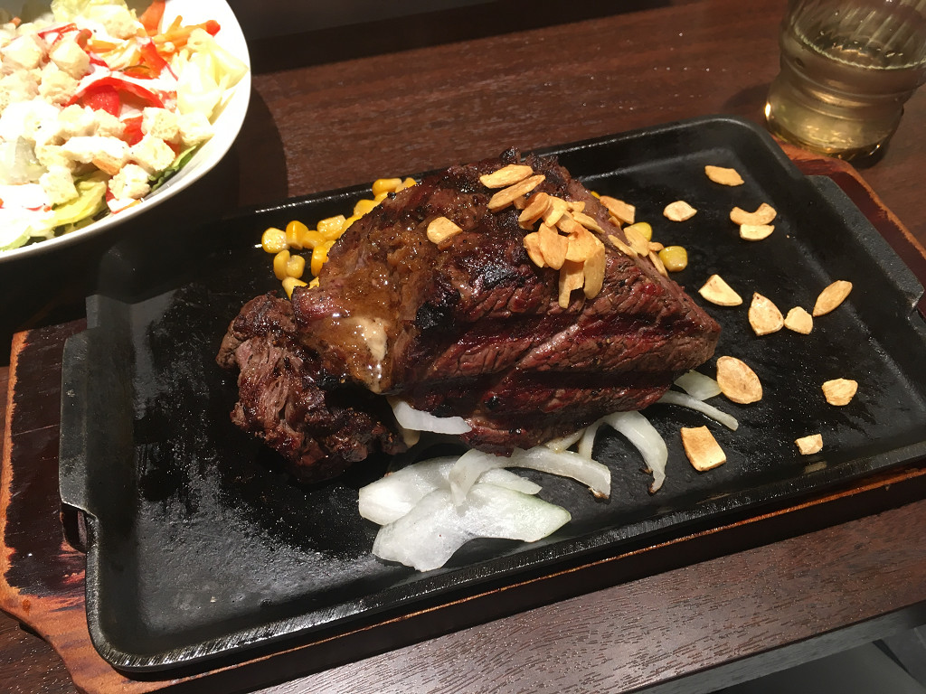 サーロインステーキ約450g(いきなり!ステーキ 五反田店 2017年5月)