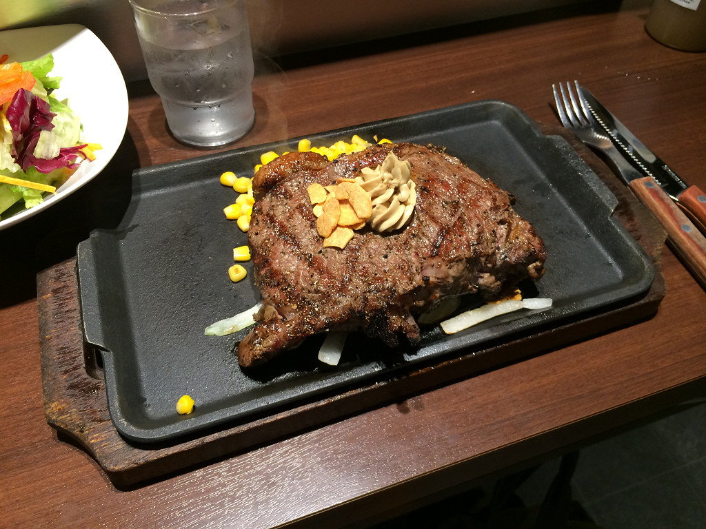 サーロインステーキ約450g(いきなり!ステーキ 蒲田店 2015年10月)