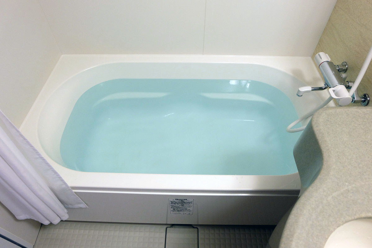 200L(一般的なサイズの浴槽)