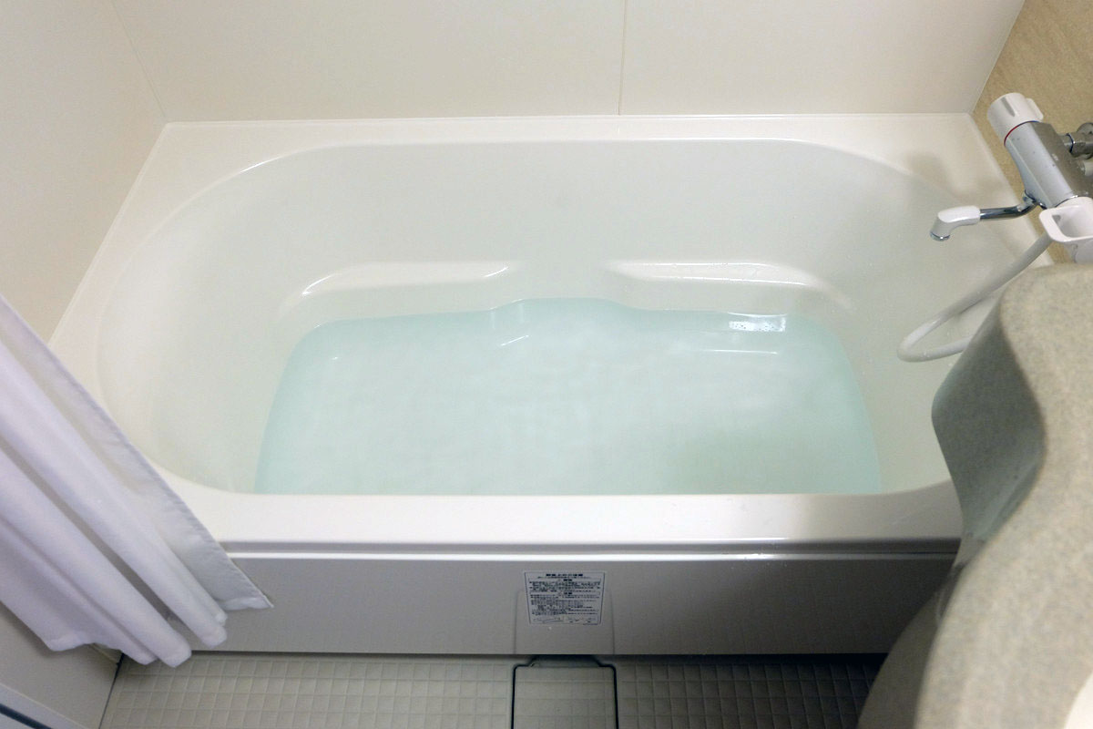 50L(一般的なサイズの浴槽)