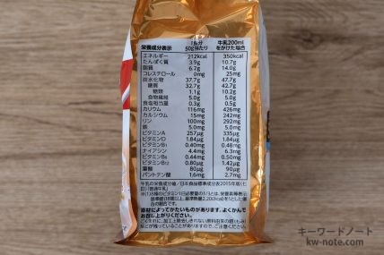 カルビー グラノーラの栄養成分表