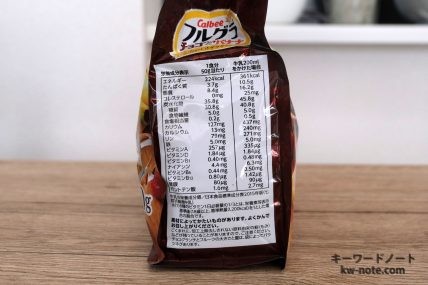 フルグラ チョコクランチ＆バナナの栄養成分表