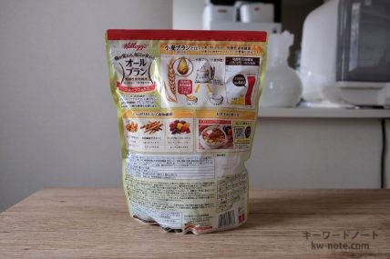 オールブラン フルーツミックス（裏面）