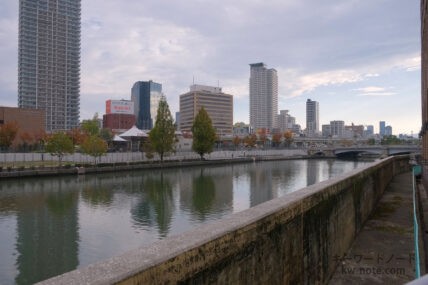土佐堀川と中之島の景色