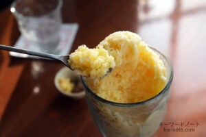 シャリシャリした氷