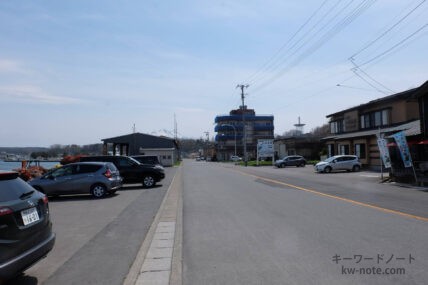 店舗周辺の道路