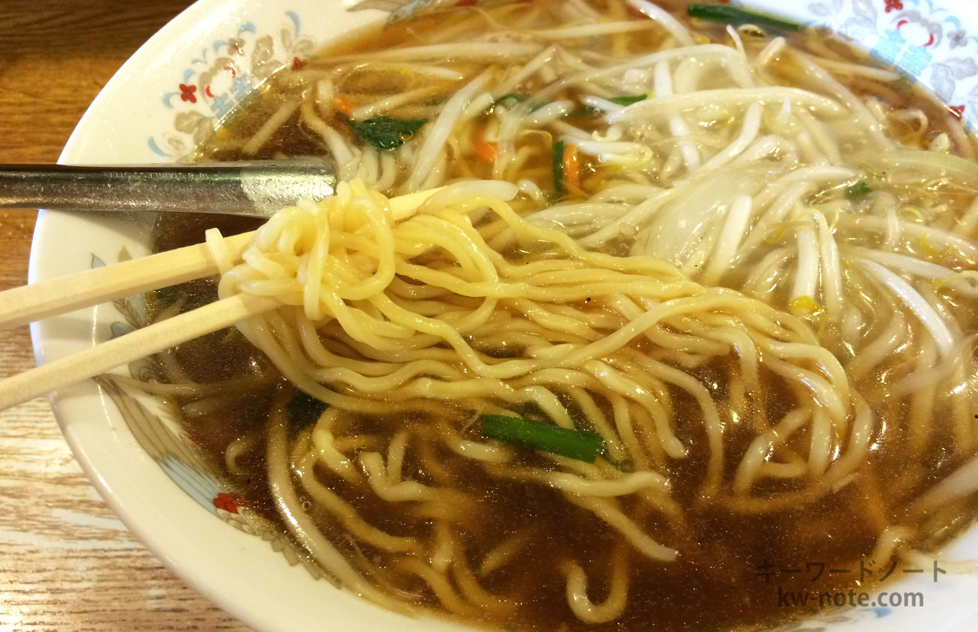 麺と具材とスープ