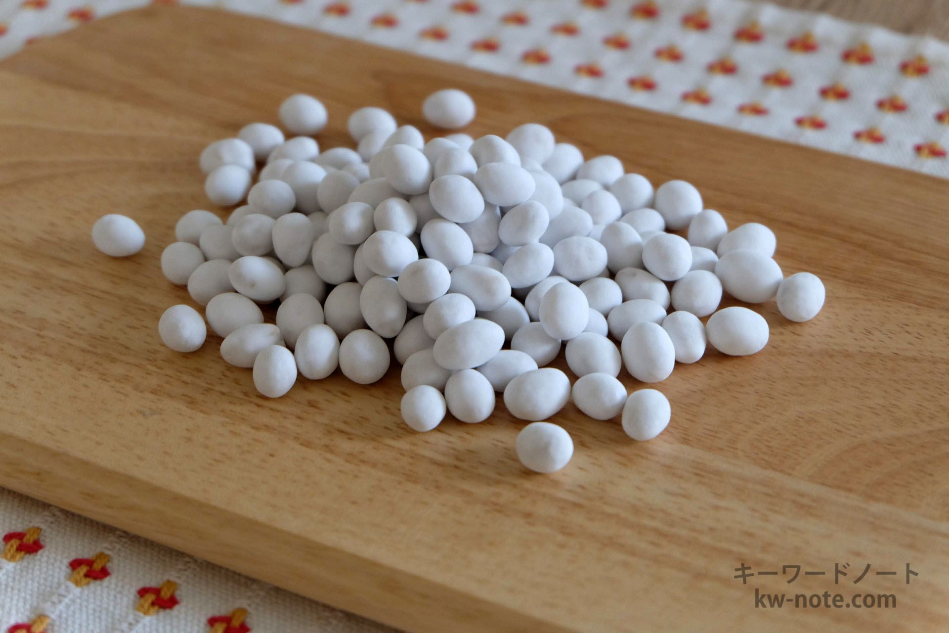 諏訪湖豆の質感