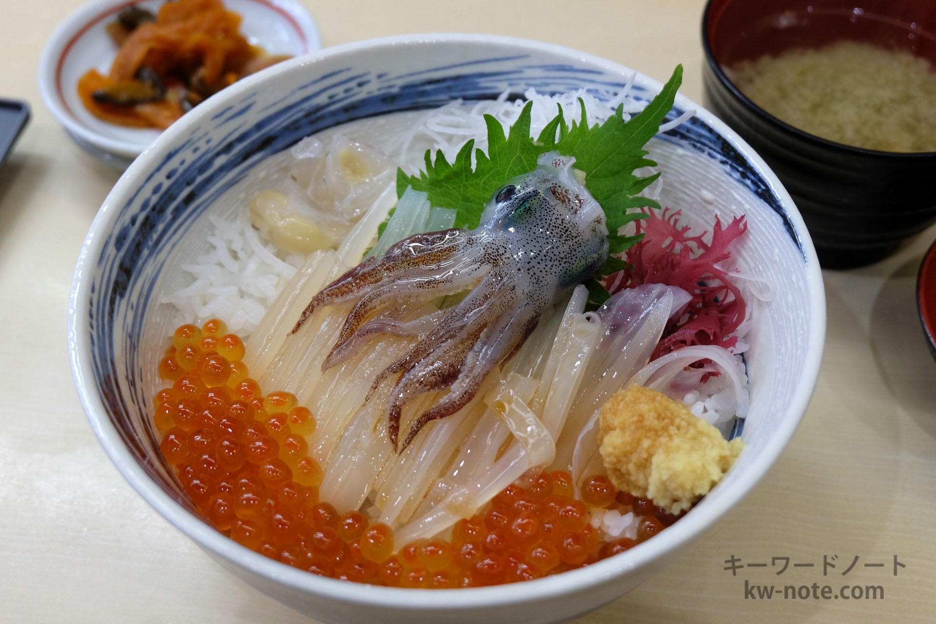 醤油をかけたら烏賊が動きました