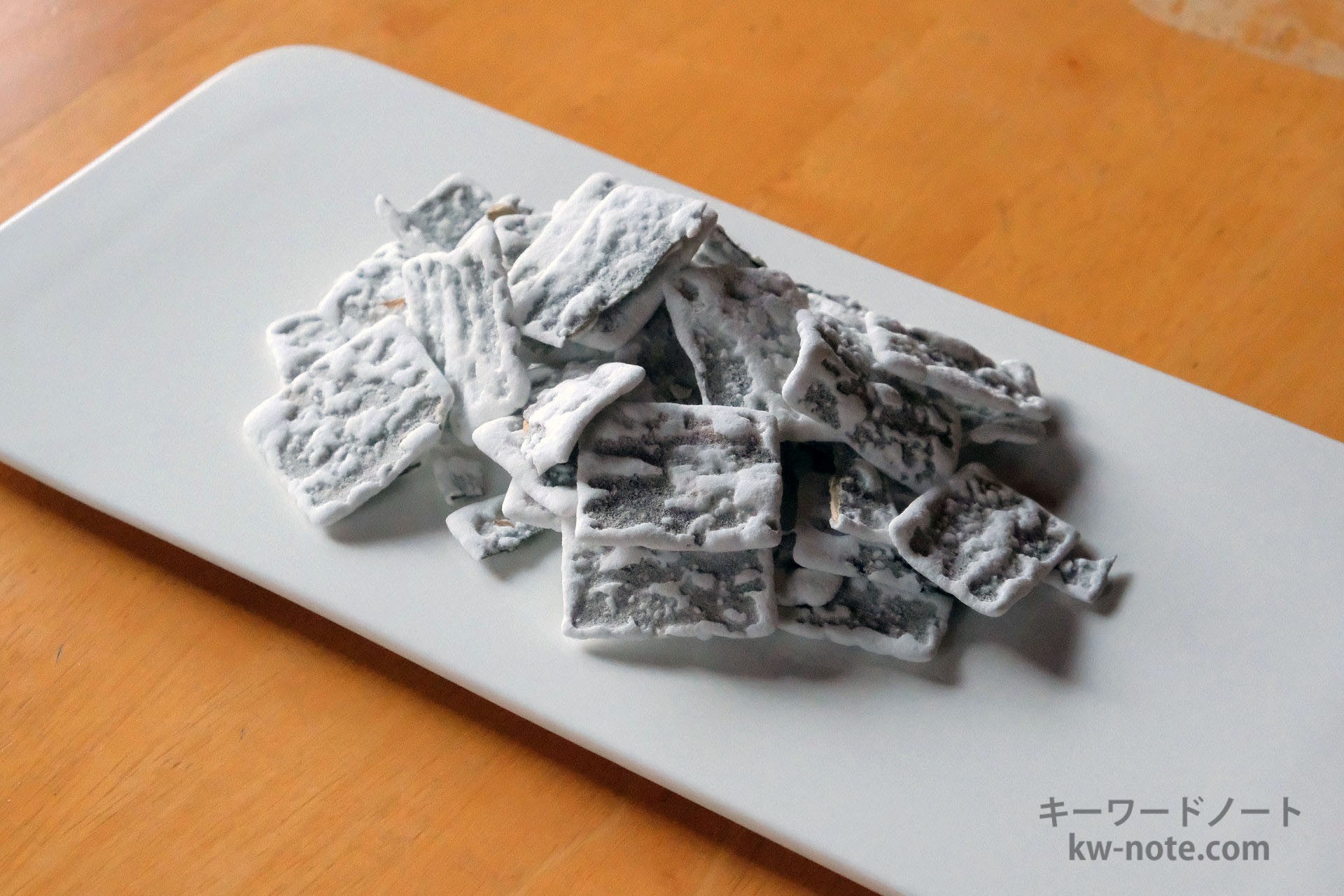 横から見た雪がわら